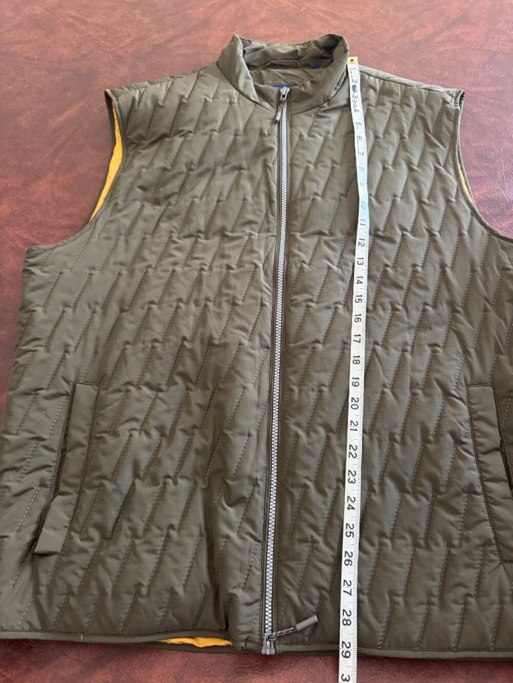 Johnnie-O Santa Monica * California X-Large Men's BELFRY Vest in Mangrove - Picture 2 of 12
